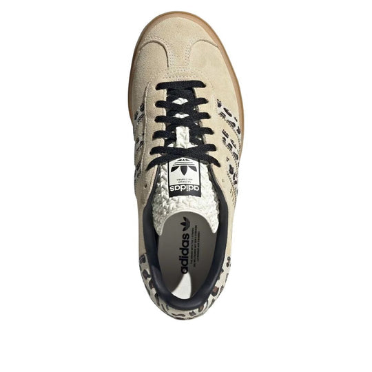 (WMNS) adidas Gazelle Bold 'Cream Black Leopard' JI1370
