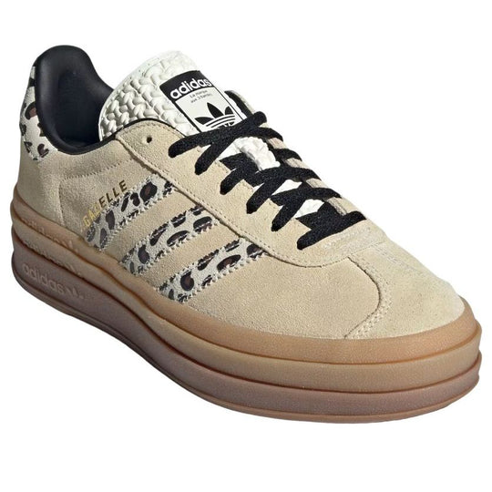 (WMNS) adidas Gazelle Bold 'Cream Black Leopard' JI1370