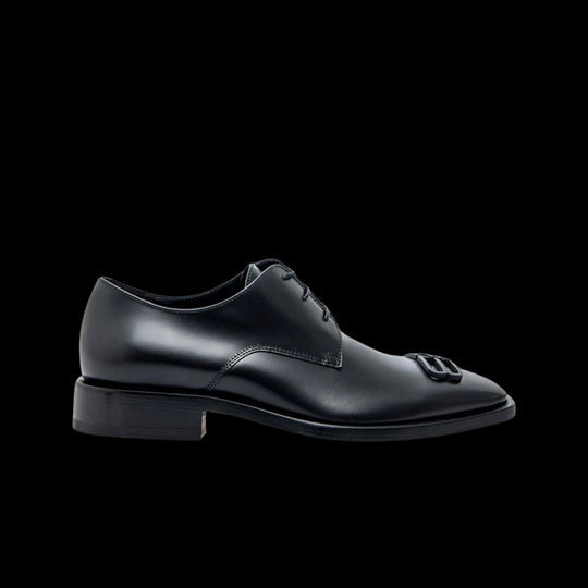 Balenciaga BB Icon Derby Shoes 'Black' 712642WA8E31000