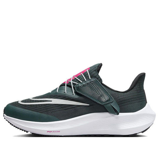 (WMNS) Nike Air Zoom Pegasus 39 FlyEase Wide 'Deep Jungle Metallic Silver' DJ7384-300