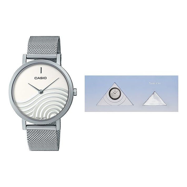 CASIOCasio Lineage Analog Watch 'Silver White'