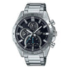 CASIOEDIFICE Stainless Steel Strap Mens BlackSilver Analog