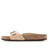 BirkenstockMadrid Birko-Flor White Narrow Fit 'Pink'