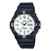 CASIOCasio Retro Fashion Analog Classic Pointers Watch 'Black White Green'