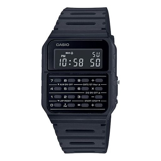 CASIOMen' s DATE BANK Multifunctional Waterproof Mens Black Digital