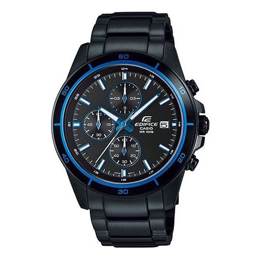 CASIOQuartz Waterproof EDIFICE Mens BlueBlack Analog