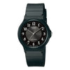 CASIOQuartz Waterproof Black Dial Mens Black Analog