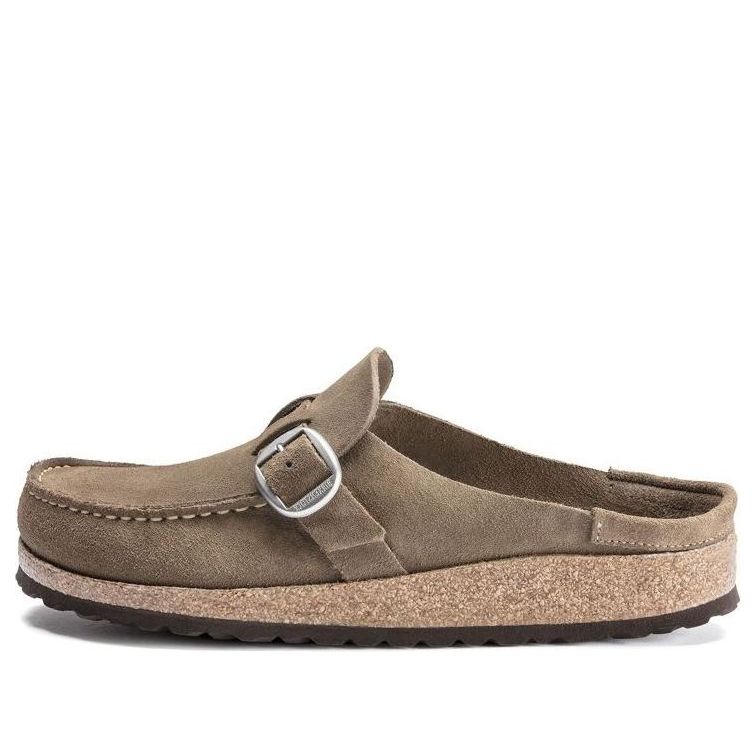 Birkenstock(WMNS) Buckley Suede Leather 'Gray Taupe'
