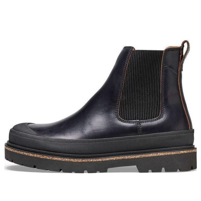 Birkenstock(WMNS) Prescott Slip On Women Waxy Leather Narrow Fit 'Black'
