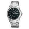 CASIOCasio Standard Simplistic Steel Analog Watch 'Silver Black'