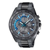 CASIOMen's Chain Blue quartz Mens Black Analog