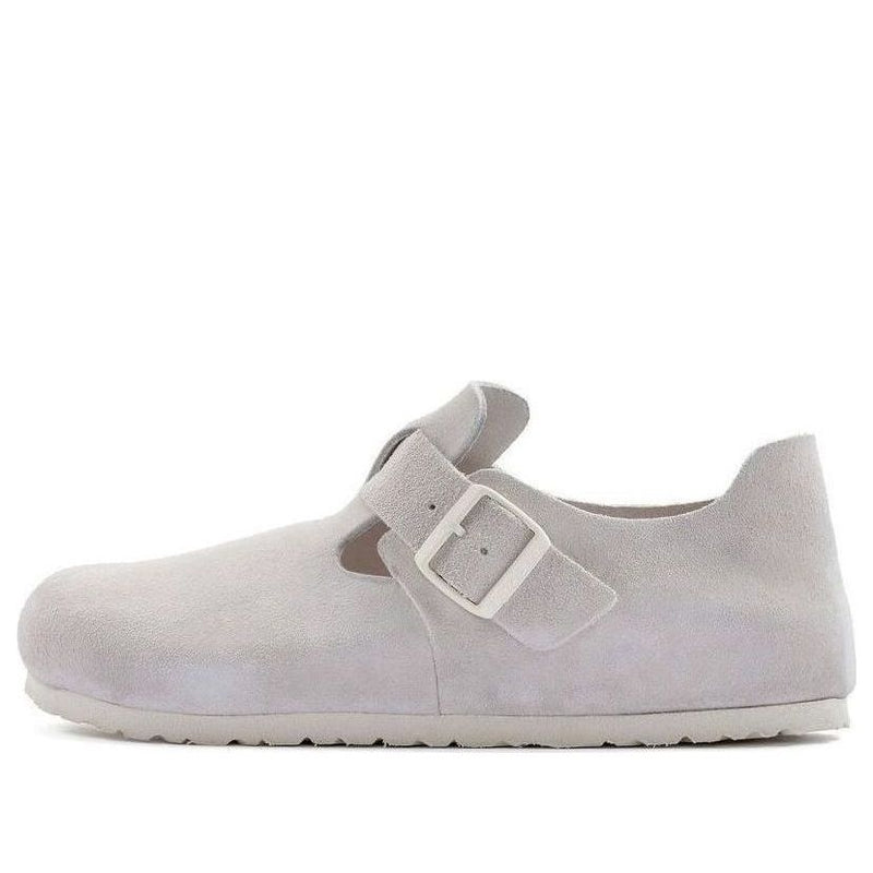 BirkenstockLondon Suede Leather 'Antique White'