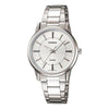 CASIOWaterproof Stainless Steel Strap Silver Analog