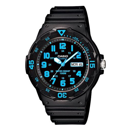 CASIOSports Quartz Mens Black/Blue Analog