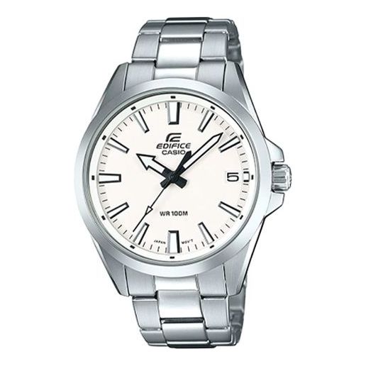 CASIOEDIFICE Series Leisure Fashion Men s Quartz Waterproof Mens Silver Analog