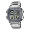 CASIOMale YOUTH Japan / South Korea Fashion Waterproof Mens Silver Digital