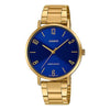 CASIOQuartz Waterproof Blue Watch Dial Blue Analog