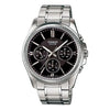 CASIOWaterproof Quartz Stainless Steel Strap Mens Black Analog
