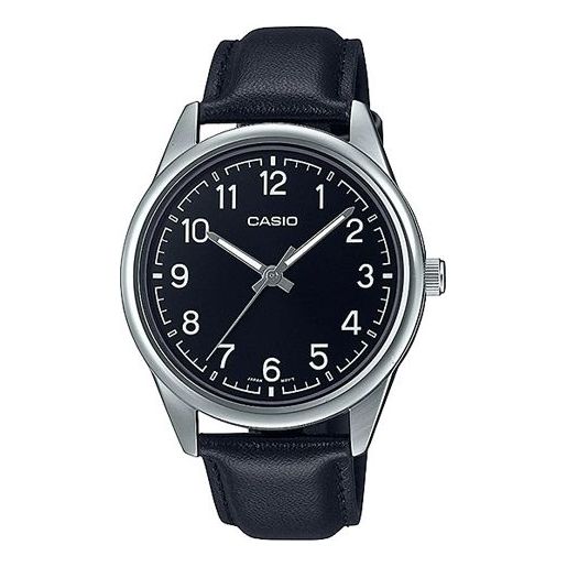 CASIOMen's  DRESS Series Minimalistic Retro Small Business Numeric Watch Mens Black Analog