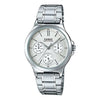 CASIOWaterproof Stainless Steel Strap Quartz White Analog