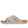 BirkenstockZrich Suede Leather Sandals 'Stone Coin'