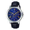 CASIOMen's ENTICER SERISE Series Minimalistic Casual Watch Mens Blue Analog