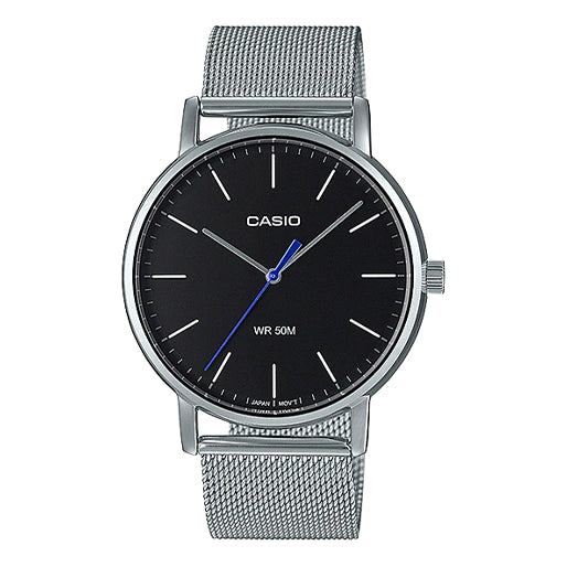CASIOQuartz Waterproof Mens Silver Analog