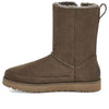 UGG(WMNS) Classic Zip Short Stiefel Fleece Lined Brown