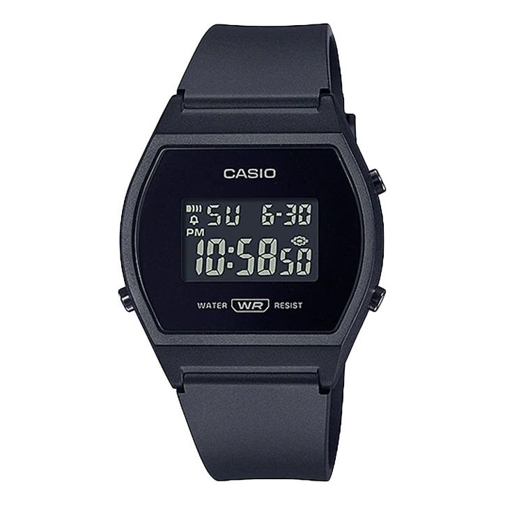 CASIOSports Waterproof Unisex Mens Black Digital