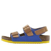 Birkenstock(PS) Milano HL Kids Birko-Flor Narrow Fit 'Nubuck Caramel/Ultra Blue'