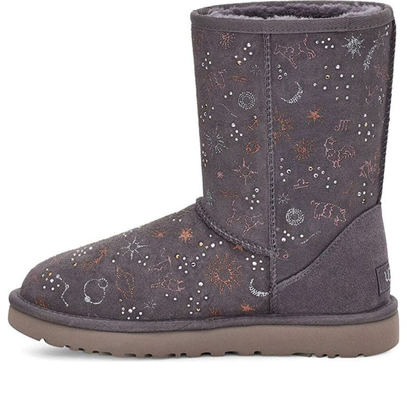 UGG(WMNS) Classic Zodiac Snow Boots Gray Purple