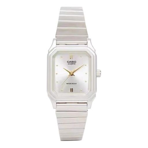 CASIOCAISO  Pearl White waterproof quartz Watch 23mm Stainless Steel Strap
