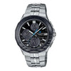 CASIOWaterproof Sapphire Crystal Solar Powered Stainless Steel Strap Quartz Sports Mens Black Analog