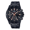 CASIOWaterproof EDIFICE Quartz Sports Shockproof Sapphire Crystal Mens Black Analog