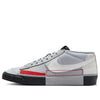 NikeBlazer Low Pro Club 'Wolf Grey University Red'