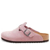 Birkenstockx Stssy Boston Suede Leather 'Dusty Pink'