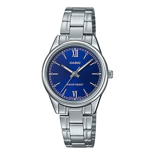 CASIODRESS SeriesFashion Stainless Steelband Wrist Classic Blue Silver/Blue Quartz Waterproof SilverBlue Analog