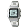 CASIOWaterproof Sports Unisex Mens Silver Digital