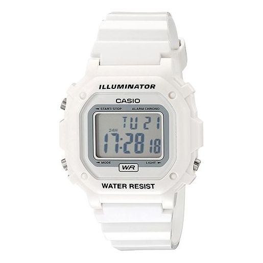 CASIOSports Illuminator Unisex Mens White Digital