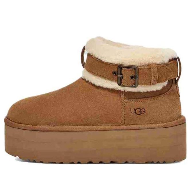 UGG(WMNS) Ultra Mini Belted Roller Boot 'Chestnut'