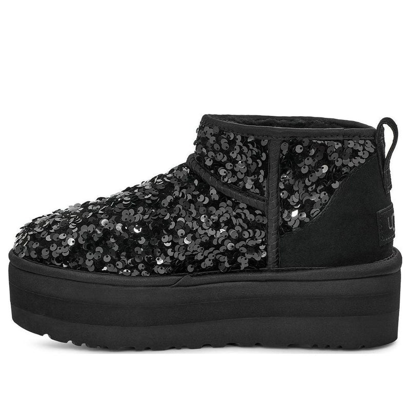 UGG(WMNS) Ultra Mini Chunky Sequin 'Black'