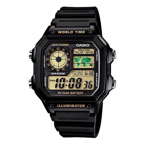 CASIOG Shock Waterproof Mens Black Digital
