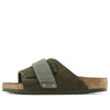 BirkenstockKyoto Suede Leather Sandals 'Thyme'