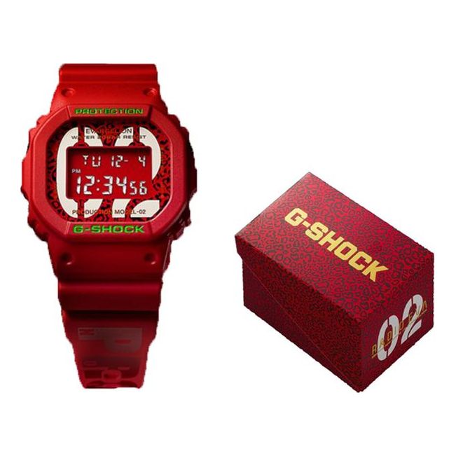 CASIOG-Shock Square 'Red'