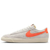 NikeBlazer Low '77 Premium 'Summit White Safety Orange'