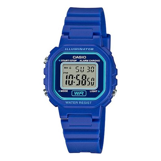 CASIOSTANDARD Classic Water Resistant Waterproof Sports Unisex Mens Blue Digital