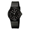CASIOMen's YOUTH Retro Watch Classic Strap Black DialBlack Strap Mens BlackBlack Analog