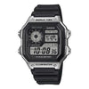 CASIOWaterproof Sports Unisex Mens Black Digital