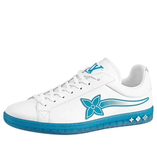 LOUIS VUITTON Luxembourg Samothrace Trainers 'White Blue' 1A9FZ3