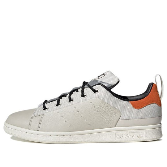 adidas originals Stan Smith Lightweight Cozy Casual Skate Shoes Unisex Gray Orange EE6665